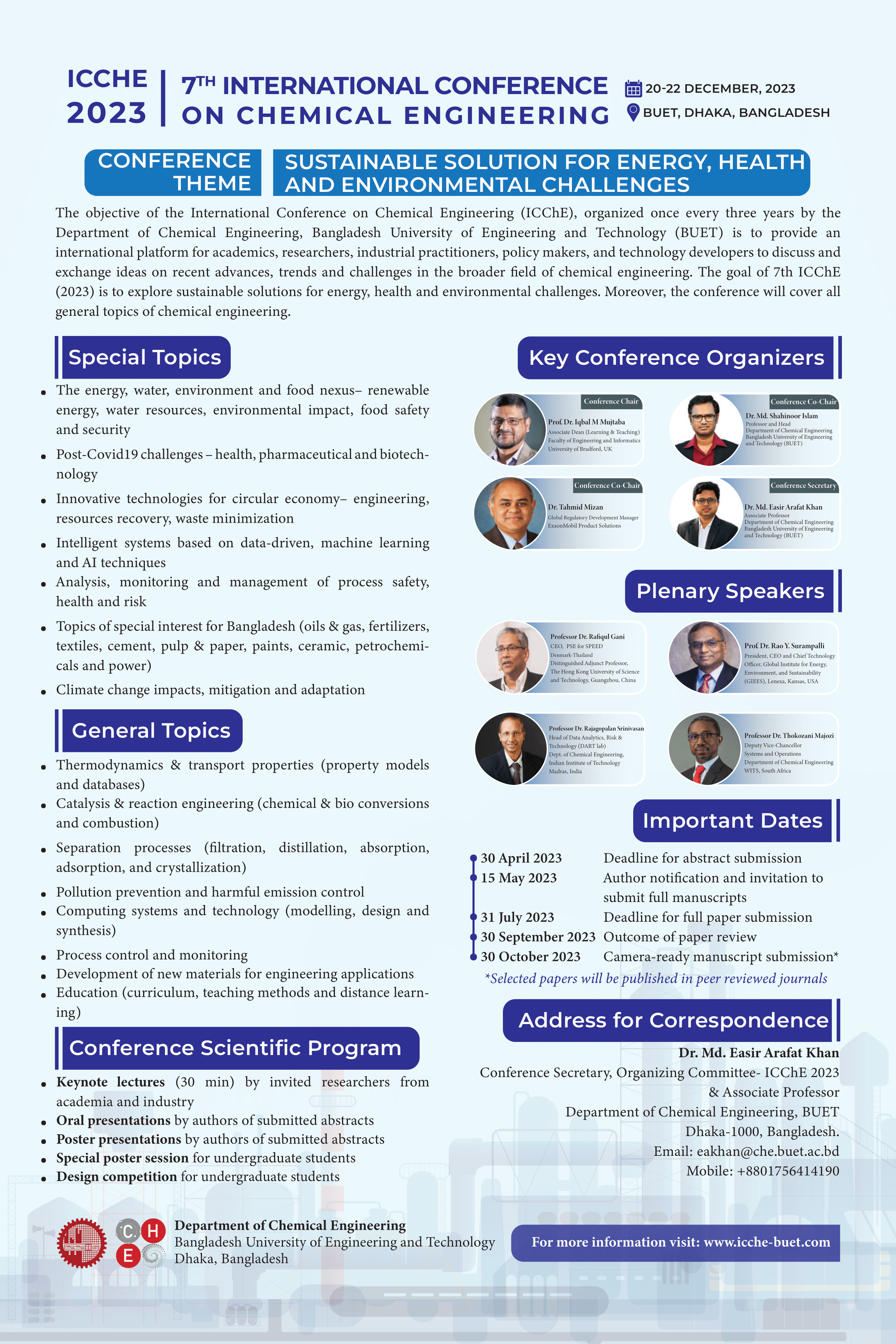 ICChE 2023 Conference